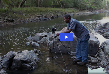 thumb camera falls in river